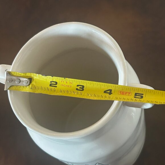 New Discontinued Rae Dunn Artisan Farm Fresh Milk Pitcher Jug Vase 9.5” - Picture 6 of 11